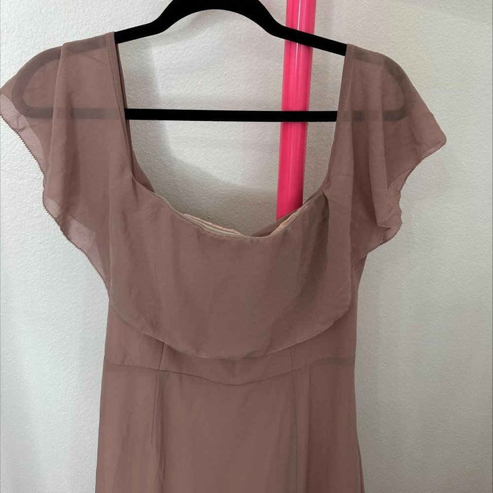 TOBI LONG DRESS WITH SLIT-SIZE M - Picture 3 of 7